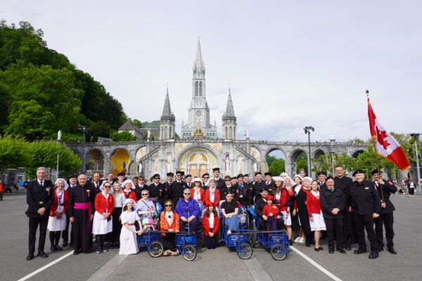 Canadian pilgrims in Lourdes, 2026